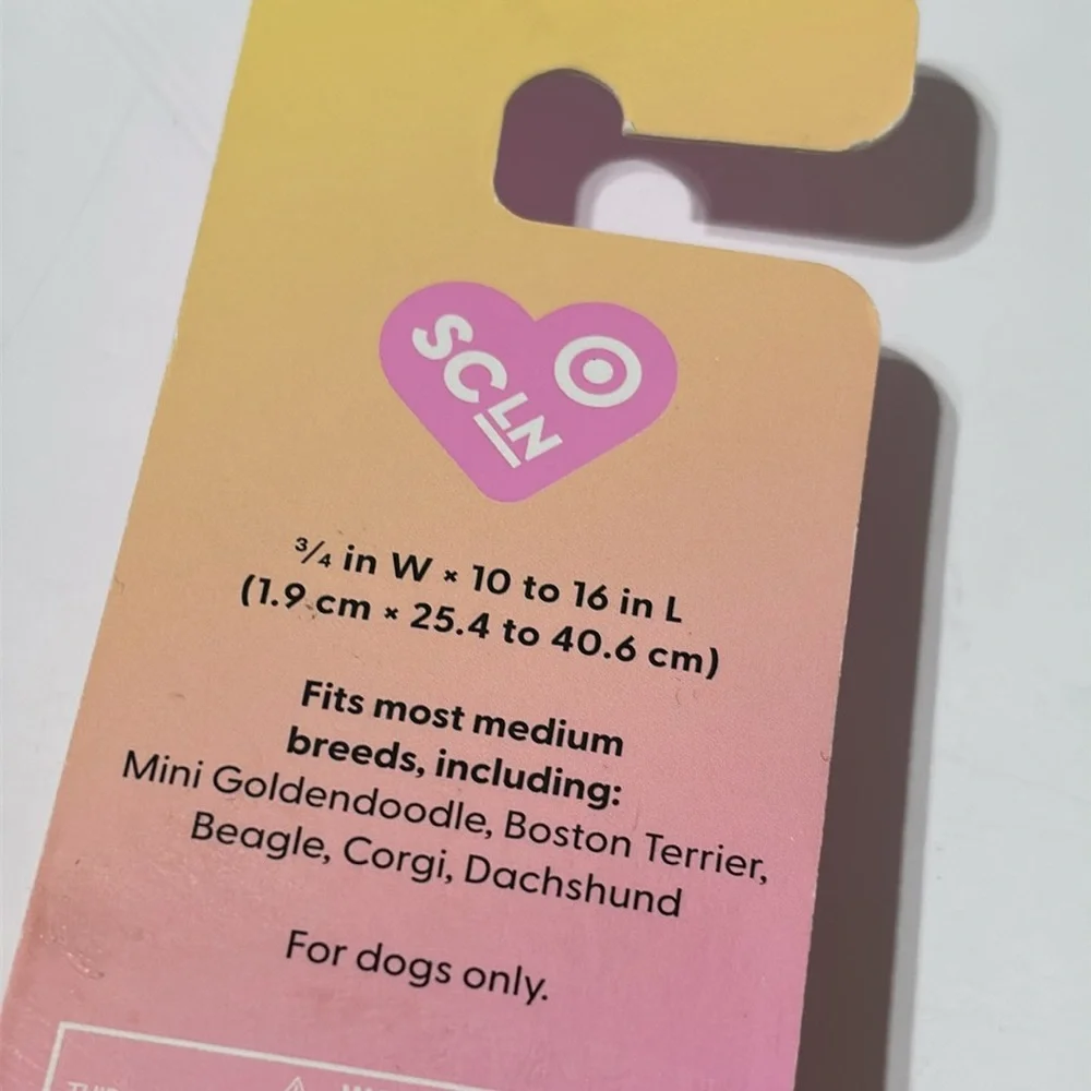 Stoney Clover Lane LIMITED EDITION Medium Pink Gingham Dog Collar